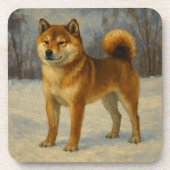 柴犬 コースター (正面)