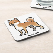 柴犬 コースター (左側)