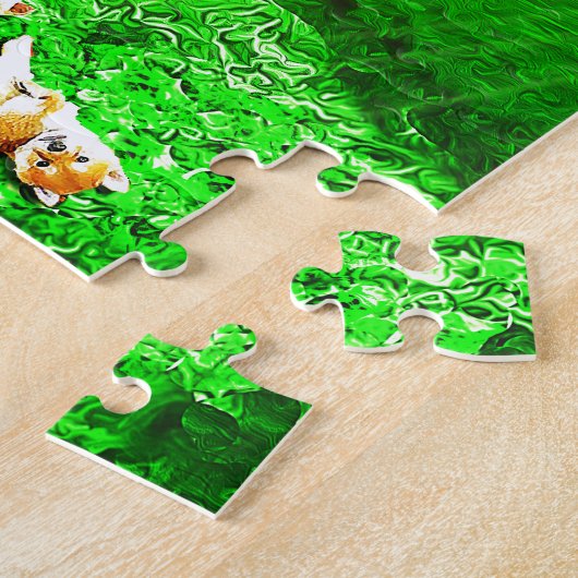 柴犬 ジグソーパズル (側面)