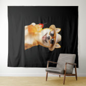 柴犬 タペストリー (インサイチュ(横))