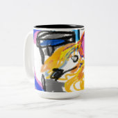 柴犬 ツートーンマグカップ (正面左)