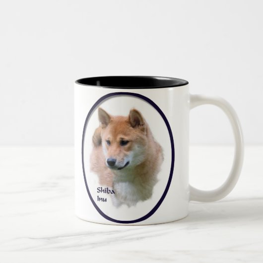 柴犬 ツートーンマグカップ (右)