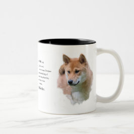 柴犬 ツートーンマグカップ