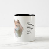 柴犬 ツートーンマグカップ (中央)