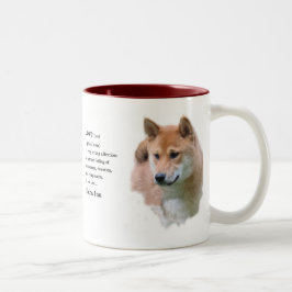 柴犬 ツートーンマグカップ
