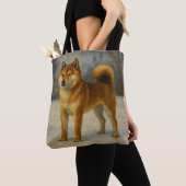 柴犬 トートバッグ (クローズアップ)