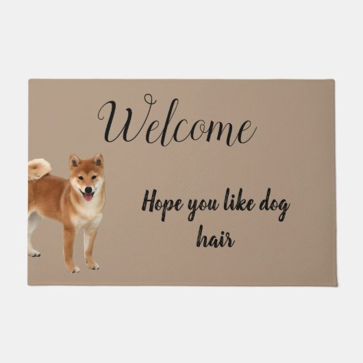 柴犬 ドアマット (正面)