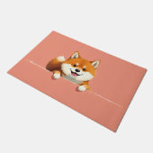 柴犬 ドアマット アート (アングル)