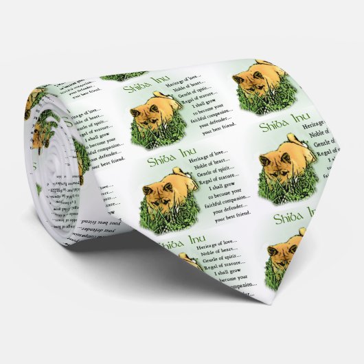 柴犬 ネクタイ (ロール)