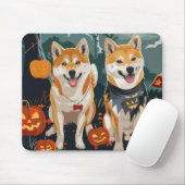 柴犬 ハロウィン おばけ マウスパッド (マウス)