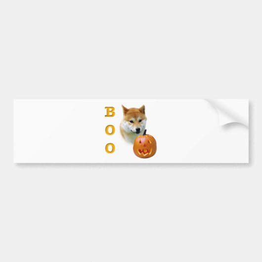 柴犬 バンパーステッカー (正面)