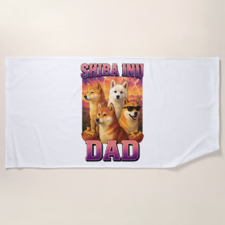 柴犬 ビーチタオル