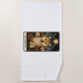 柴犬 ビーチタオル (正面)