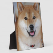 柴犬 フォトプラーク (側面)