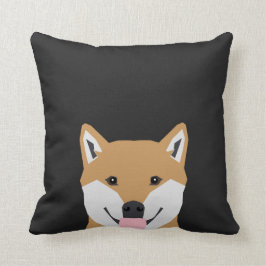柴犬 – ペット飼い主のための可愛い犬のイラストレーション クッション