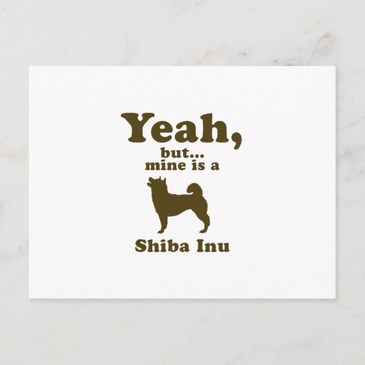 柴犬 ポストカード (正面)