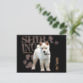 柴犬 ポストカード (スタンド正面)