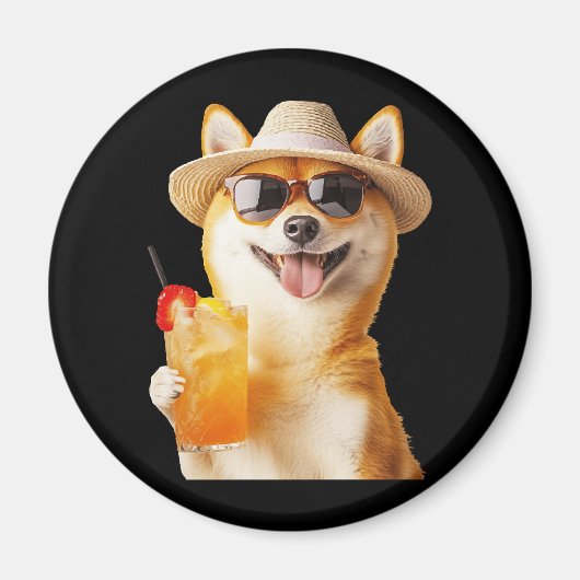 柴犬 マグネット (正面)
