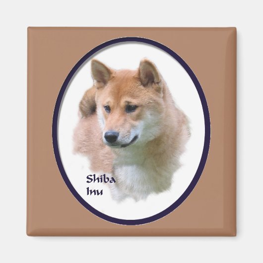 柴犬 マグネット (正面)