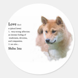 柴犬 ラウンドシール
