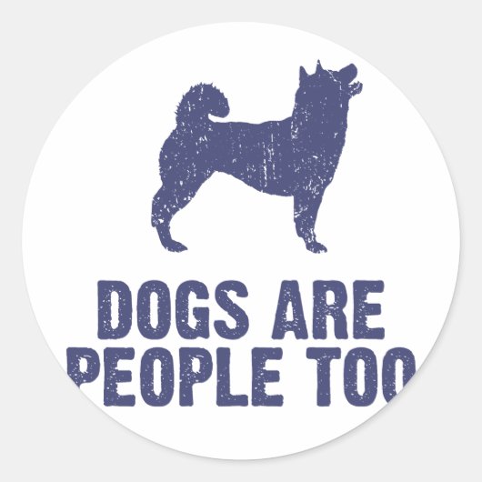 柴犬 ラウンドシール (正面)