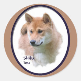 柴犬 ラウンドシール
