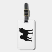 柴犬 ラゲージタグ shiba Luggage tag (正面縦)