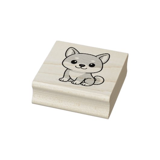 柴犬 ラバースタンプ (スタンプ)