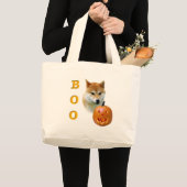柴犬 ラージトートバッグ (正面(商品))