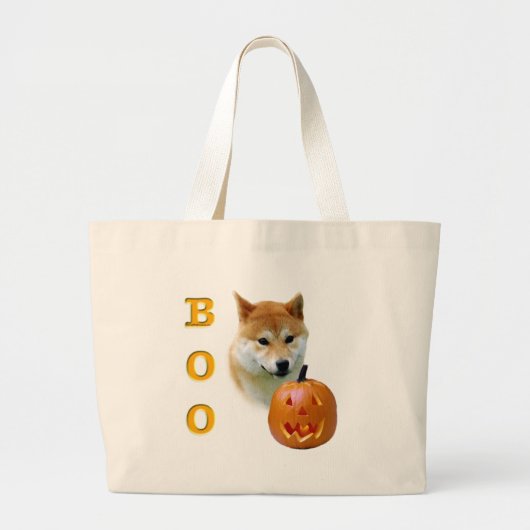 柴犬 ラージトートバッグ (正面)