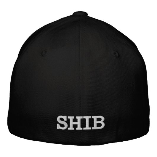 柴犬 刺繍入りキャップ (裏面)