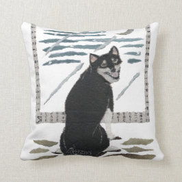 柴犬、日本のな芸術 クッション