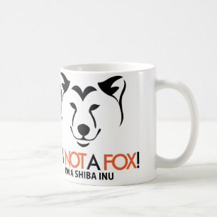 柴犬: 私はキツネの役人のマグではないです コーヒーマグカップ