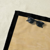 柴犬(黒とタン)絵画ズ – Dog Art ビーチタオル (インサイチュ)