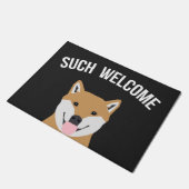 柴犬- dogeウェルカムマット ドアマット (アングル)