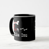 柴犬(I Love)マグ マグカップ (正面左)