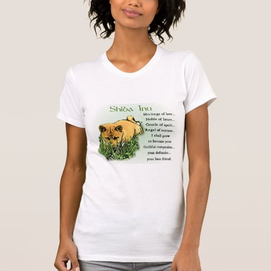 柴犬 Tシャツ (正面)