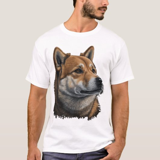 柴犬 Tシャツ (正面)