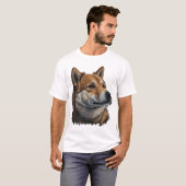 柴犬 Tシャツ (正面フル)