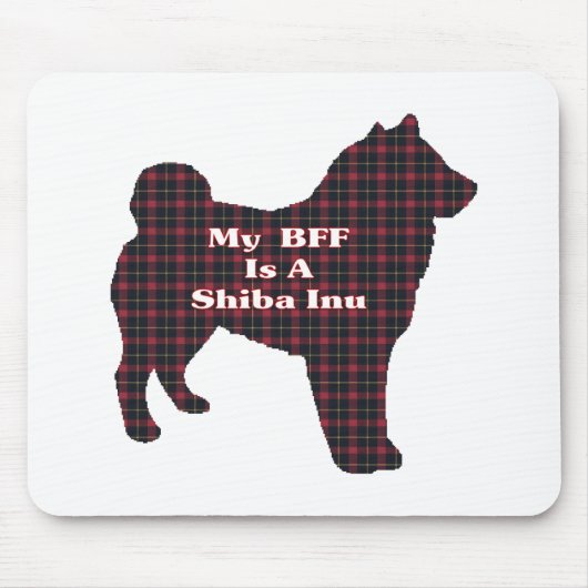 柴犬BFFギフト マウスパッド (正面)