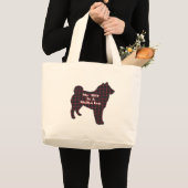 柴犬BFFギフト ラージトートバッグ (正面(商品))