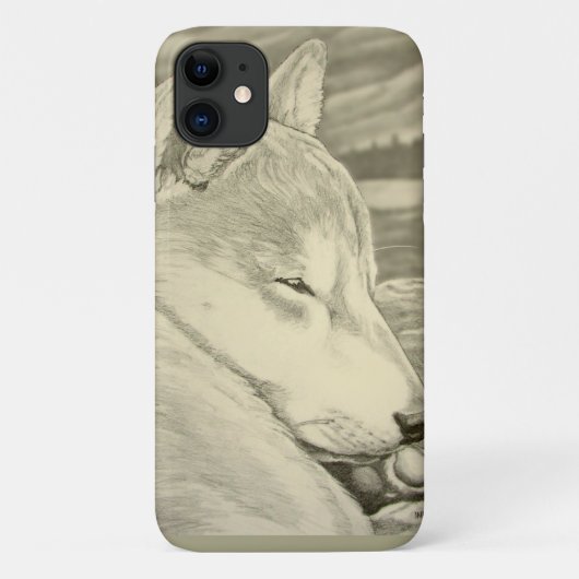 柴犬iPhoneケース 柴犬 犬 iPhone 3 カバー (裏面)