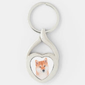 柴犬Keychain キーホルダー (正面)