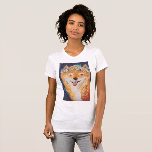 柴犬Tシャツ Tシャツ (正面フル)