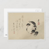 柴田是心『狸』 ポストカード (正面/裏面)