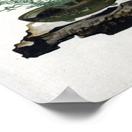 柴田是新盆栽 ポスター (角)