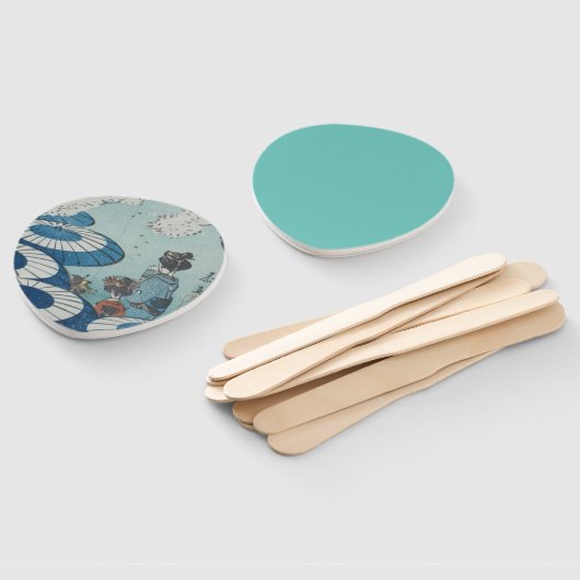 柴田是真のさくらんぼブロッサム春 ハンドファン (組立なし)