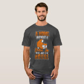 柴系犬の愛犬暗号通貨の友人 Tシャツ (正面フル)