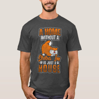 柴系犬の愛犬暗号通貨の友人 Tシャツ