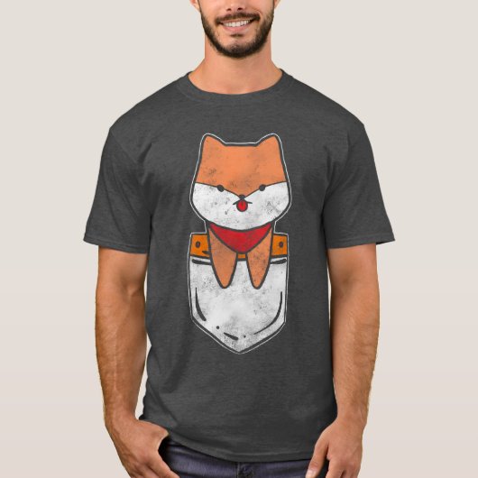 柴血統犬犬のオーナー暗号通貨レトロ Tシャツ (正面)